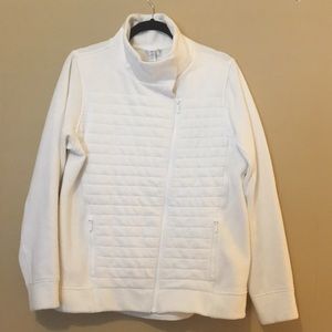 Lululemon Athletica white zip up sweatshirt